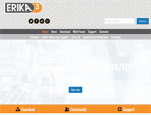 Tablet Screenshot of erika-enterprise.com